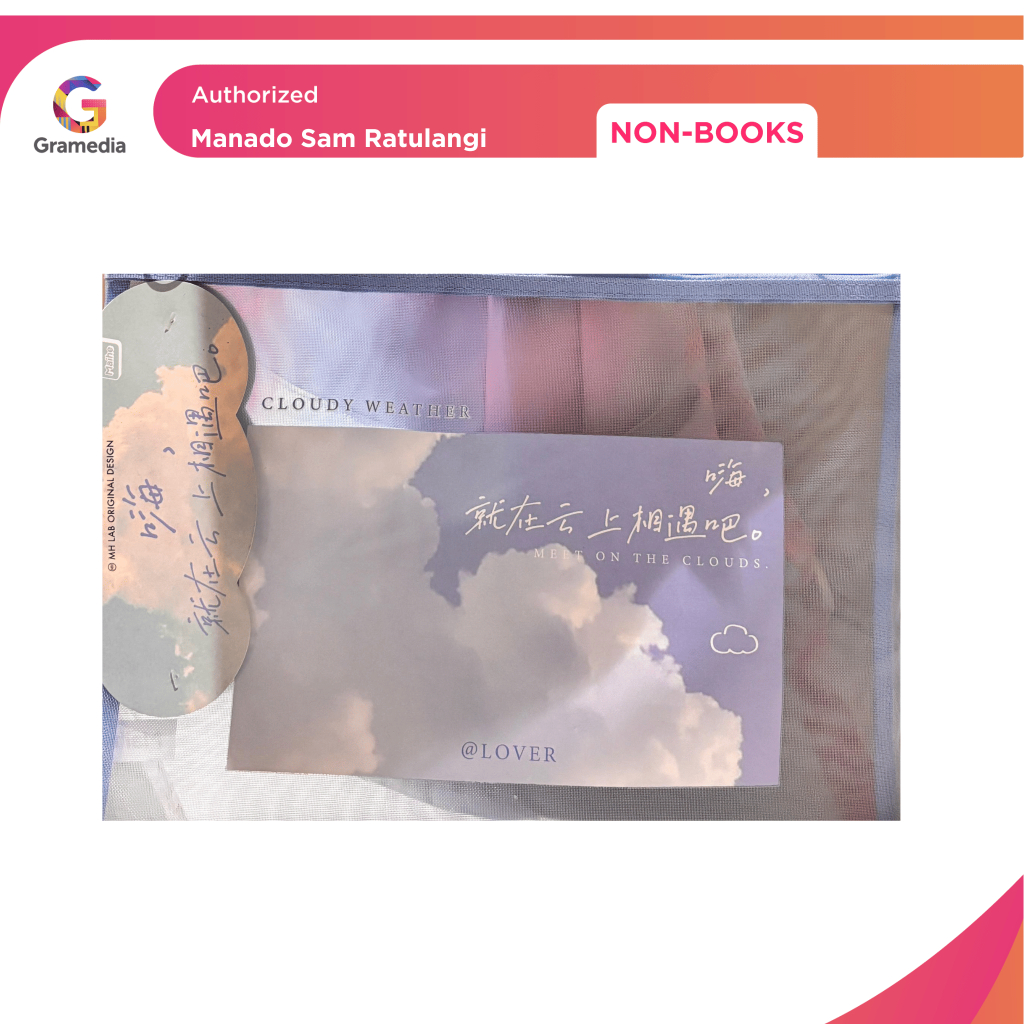 Gramedia Manado-Mesh Bag Cloudy Weather