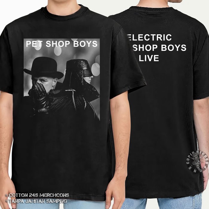 Pet Shop เสื้อยืดวงเด็กชาย Pop Rock Electronic Bootleg เสื้อยืด Unisex - Live