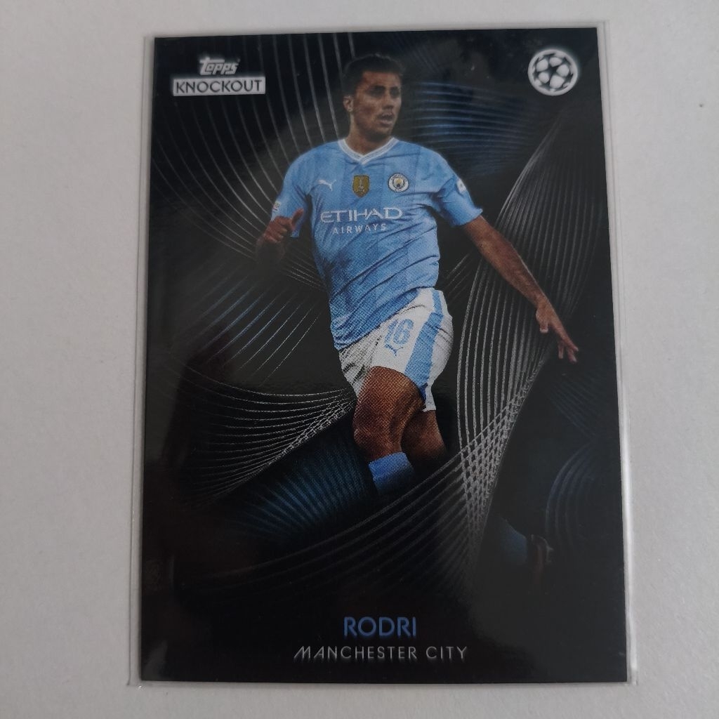 การ์ดฟุตบอลแมนซิตี้ Rodri Topps Knockout