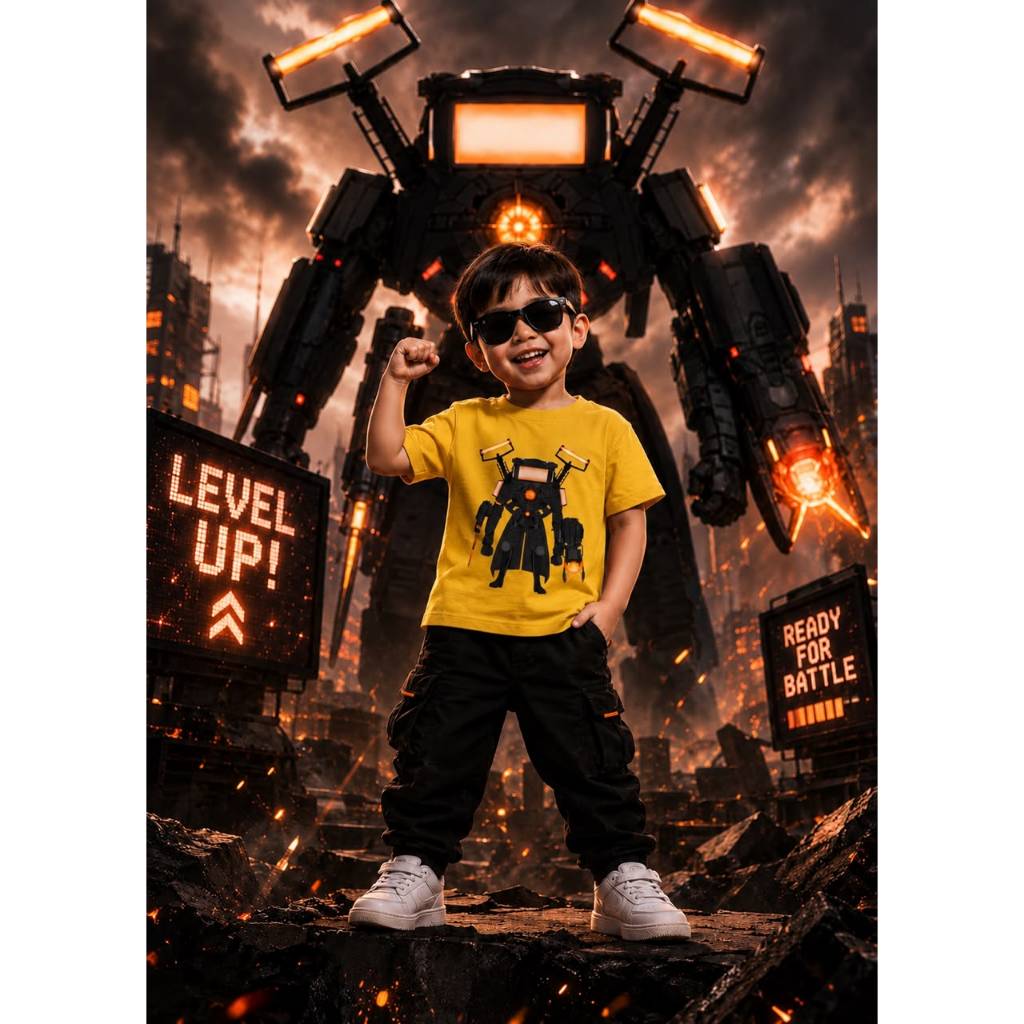 TITAN TVMAN ใหม่ UPGRADE SKIBIDI TOILET เสื้อยืดเด็ก Distro 2-10 ปี / เสื้อชายและหญิง Timat TvMan