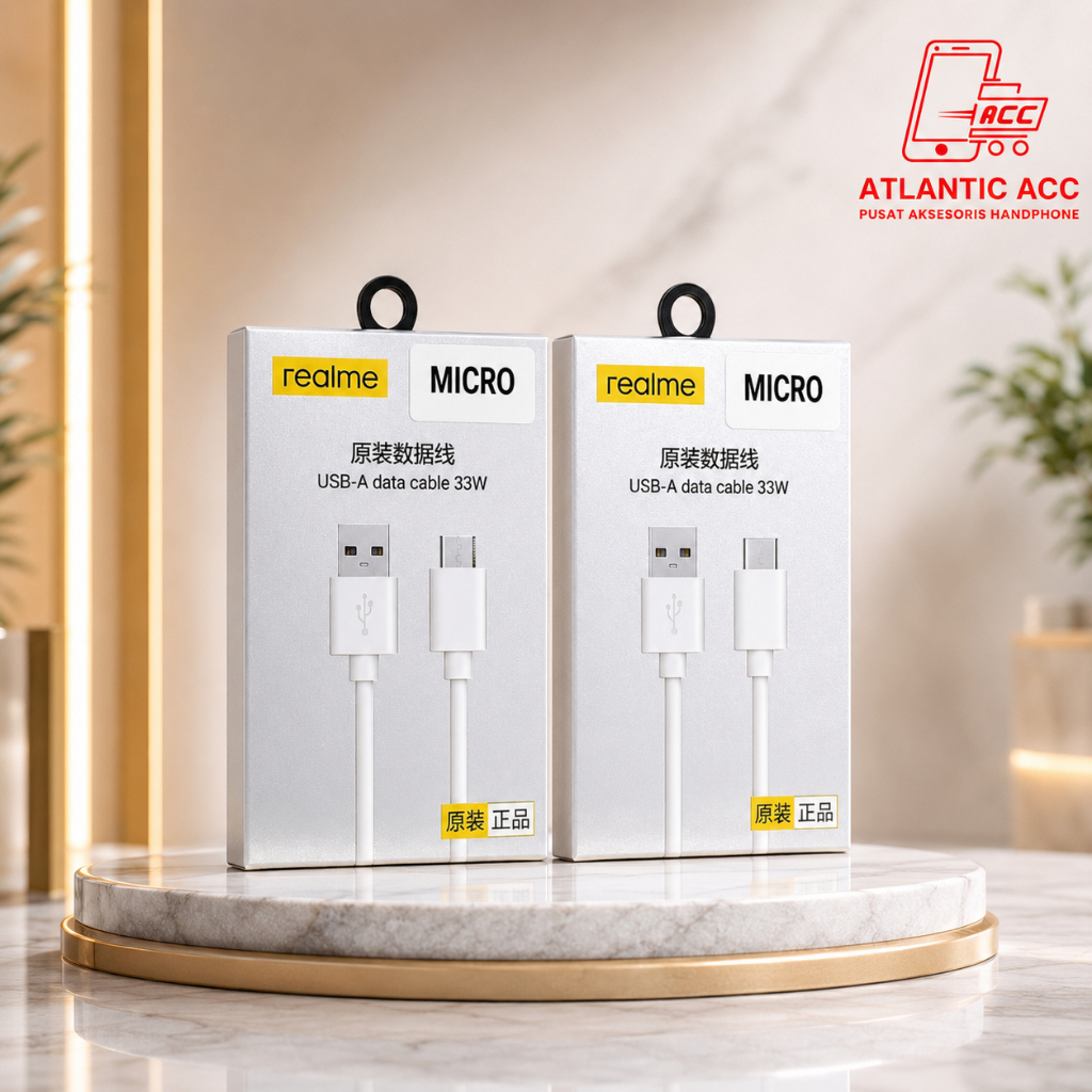 REALME 33W TURBO SUPERVOOC สายชาร์จเร็ว USB ถึง MICRO / TYPE-C Data Cable