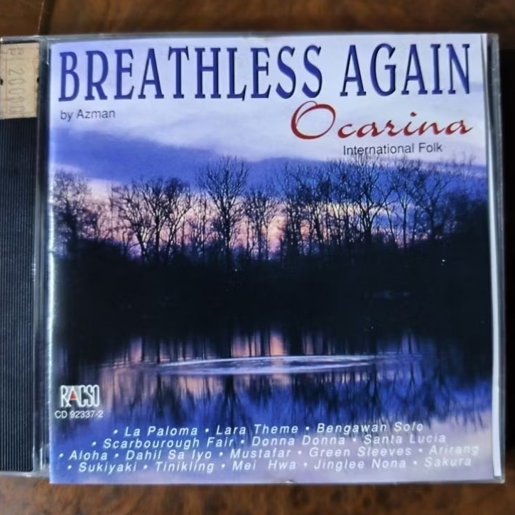 ซีดีเพลง BREATHLESS AGAIN ดั้งเดิมโดย Azman OCARINA