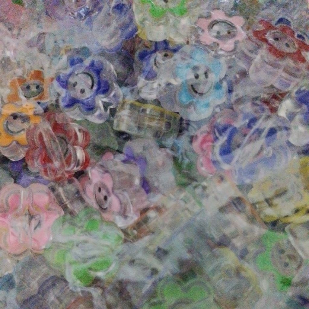 SAKULA SMLAIL ACRYLIC BEAD ใส 1 POUND