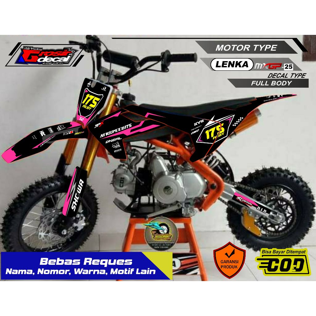Mini Trail LNKA 110cc / CRZ 110cc / ZUUMAV 110cc / MINI MOTOR 110cc / TAO MOTOR 110cc Full Body Free