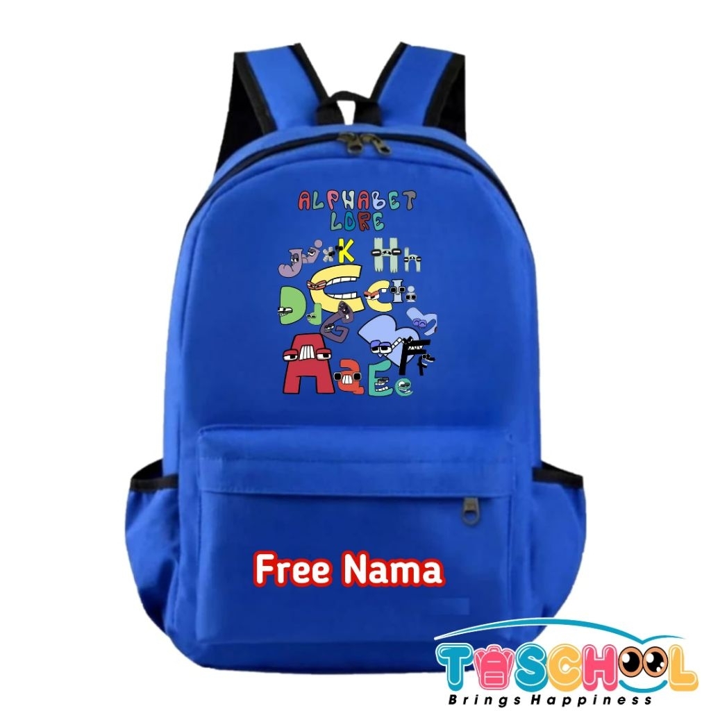 LORE ALPHABET CHILDRENS BACKPACK ฟรีชื่อ