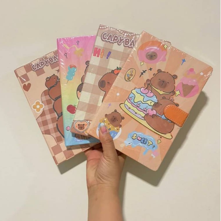 HARDCOVER AGENDA BOOK CENTRAL MAGNET CAPYBARA STITCH CUTE AGENDA BOOK MODERN AGENDA BOOK VIRAL AGEND