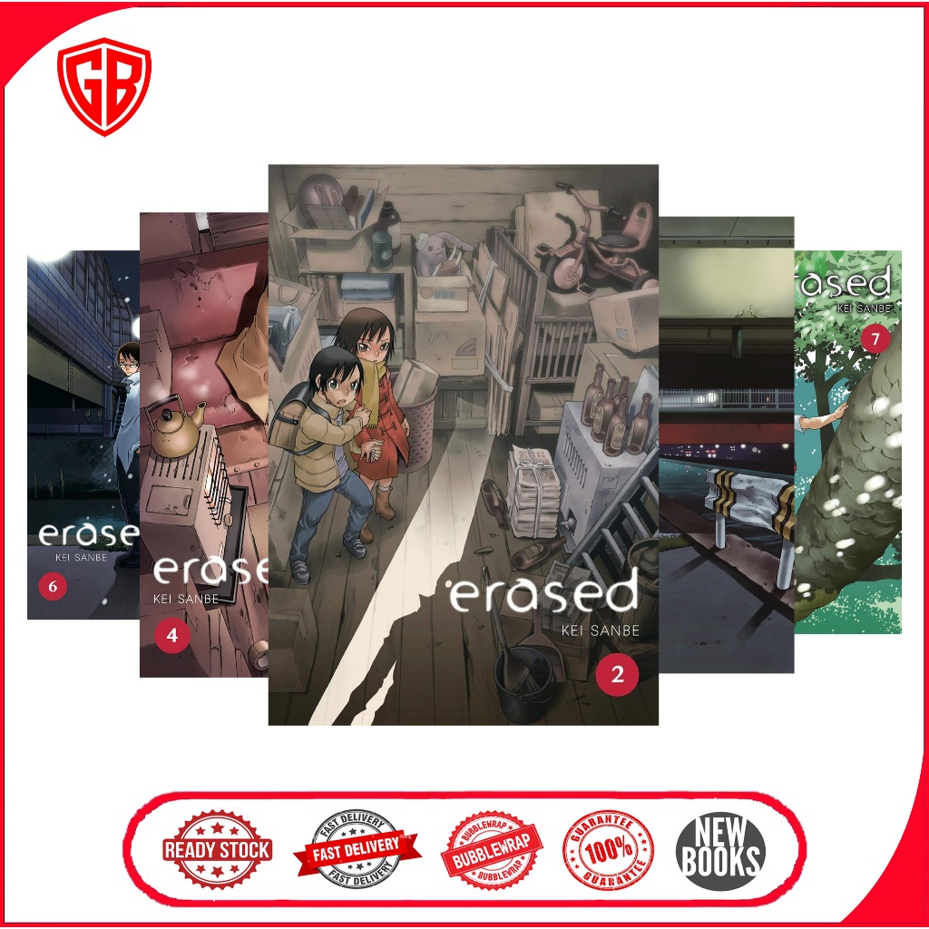 Erased manga (9 book series)