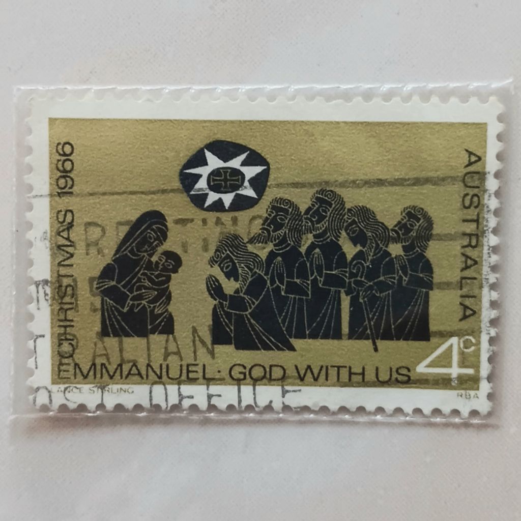 (AA) แสตมป์ออสเตรเลีย 1966 Christmas 1966 4 cent Used
