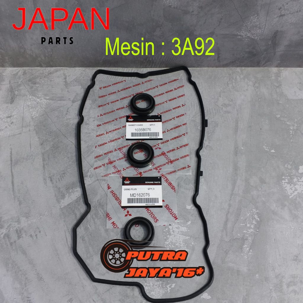 บรรจุวาล์ว + ซีลหัวเทียน MITSUBISHI MIRAGE 3A91 3A92 JAPAN