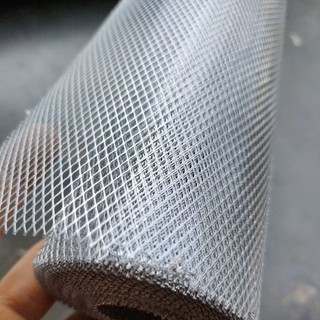 Kawat Kasa Nyamuk Baja Hitam Putih Silver 1 meter x 1 meter