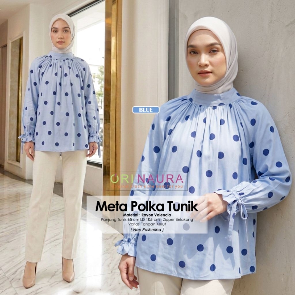 เสื้อเบลาส์ลายจุด Meta/ Risfa/ Agis/ nirra/nirmala/ caleta// Sishu/colleta// เสื้อเบลาส์ลายดอกไม้ด้า