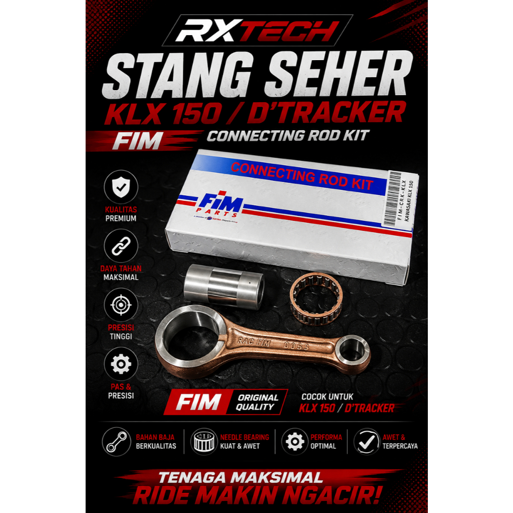 KLX/DTRACKER RACING FIM-CRK-KLX CONROD AS KLX150 FIM