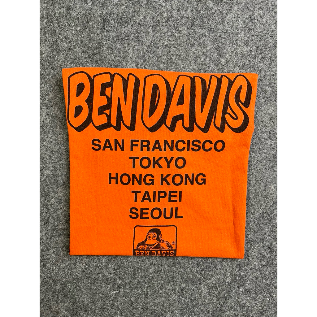 เสื้อยืดโลโก้ Preloved Ben Davis World Cities -TS18