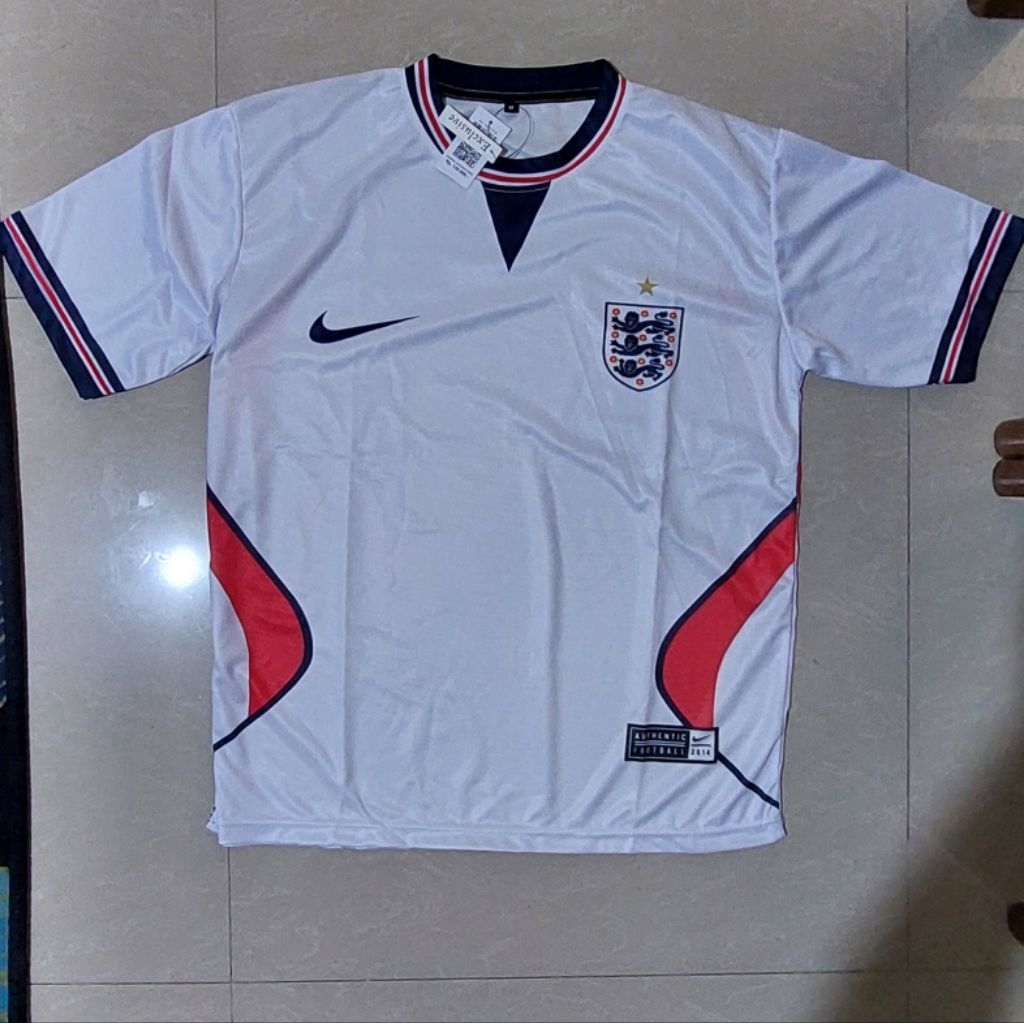 MERAH ENGLAND HOME JERSEY สีขาวพิมพ์ ENGLAND บ้าน AWAY JERSEY ผู้ใหญ่พิมพ์ ENGLAND WORLD CUP FOOTBAL