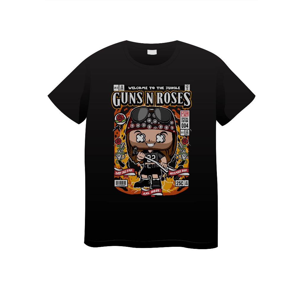 เสื้อยืด Axl Rose Band