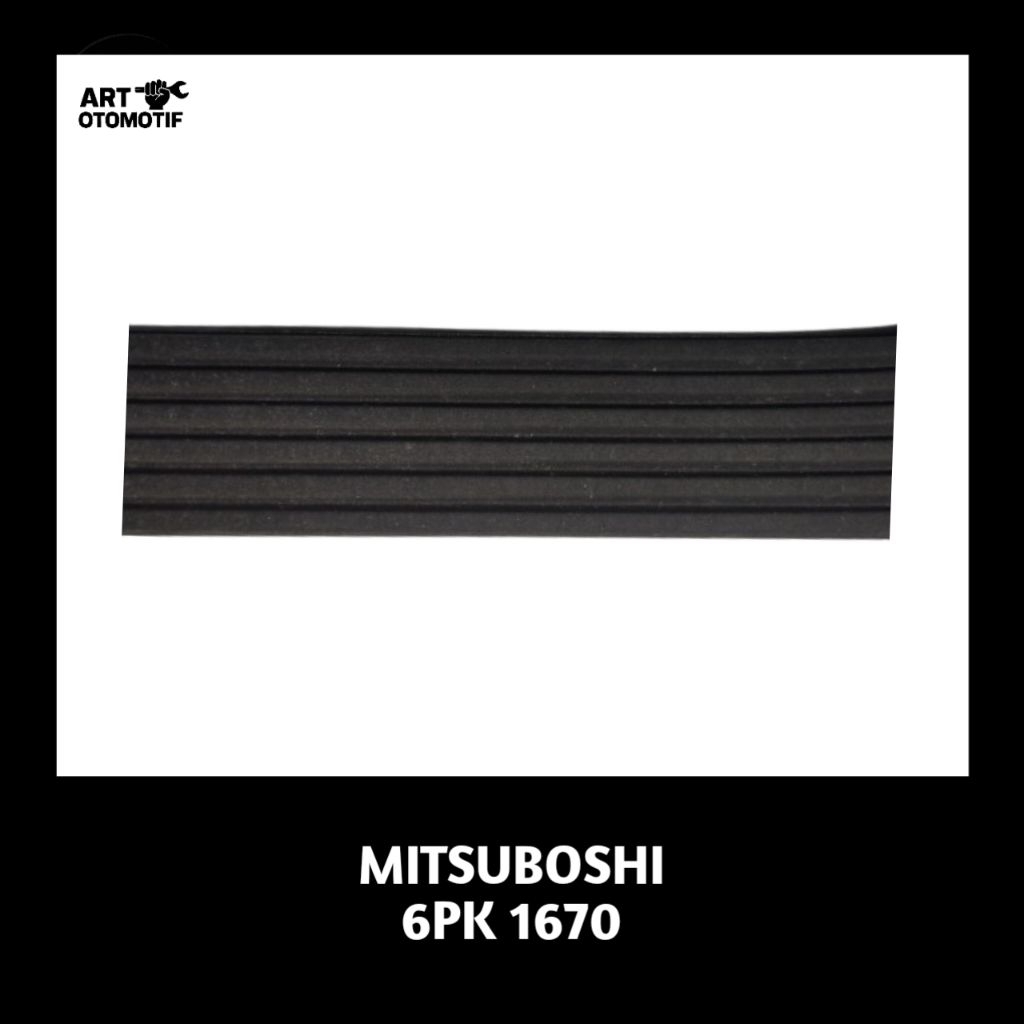 สายพานวีแบบ 6PK 1670 ยี่ห้อ Mitsuboshi