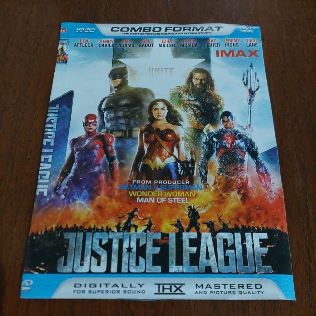 " JUSTICE LEAGUE" DC COMICS / BEN AFFLECK - HENRY CAVILL - AMY ADAMS - GAMT - EZRA MILLER - JASON MO