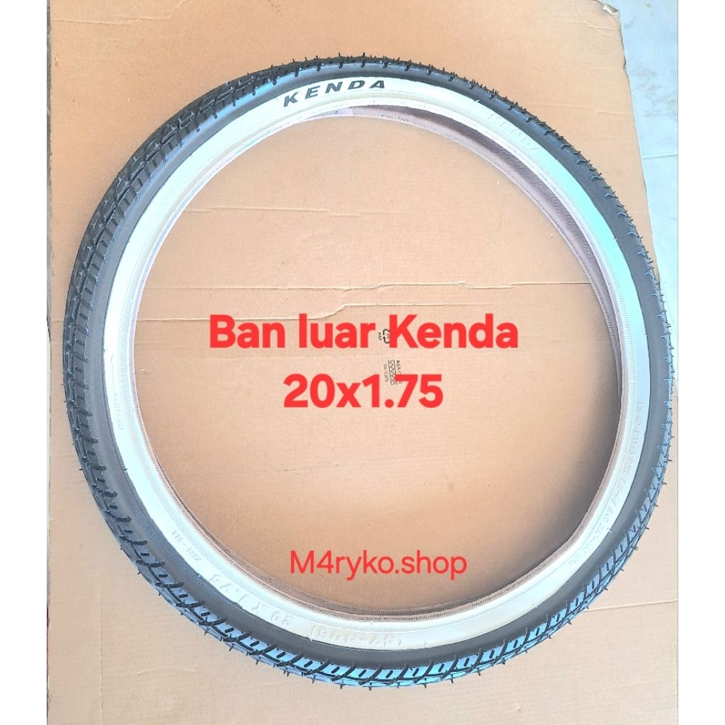 ยางนอก Kenda 1 ชิ้น 20x1.75 /+ ยางในกลืน 20x1.75/2.125 A/V