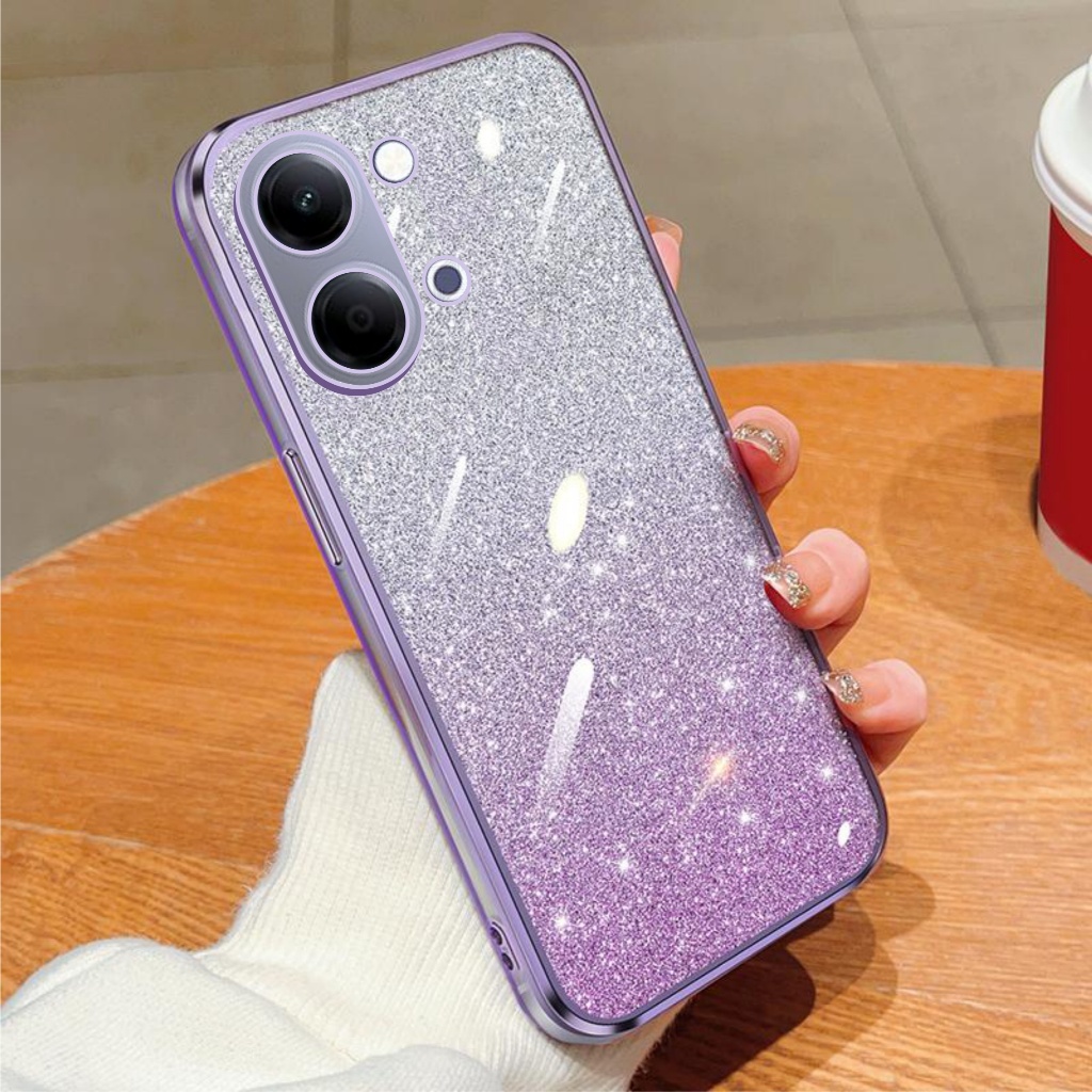 ปลอก Vivo Y05 | Y11d Soft Case Glitter Silicone Premium Mobile Phone Cover