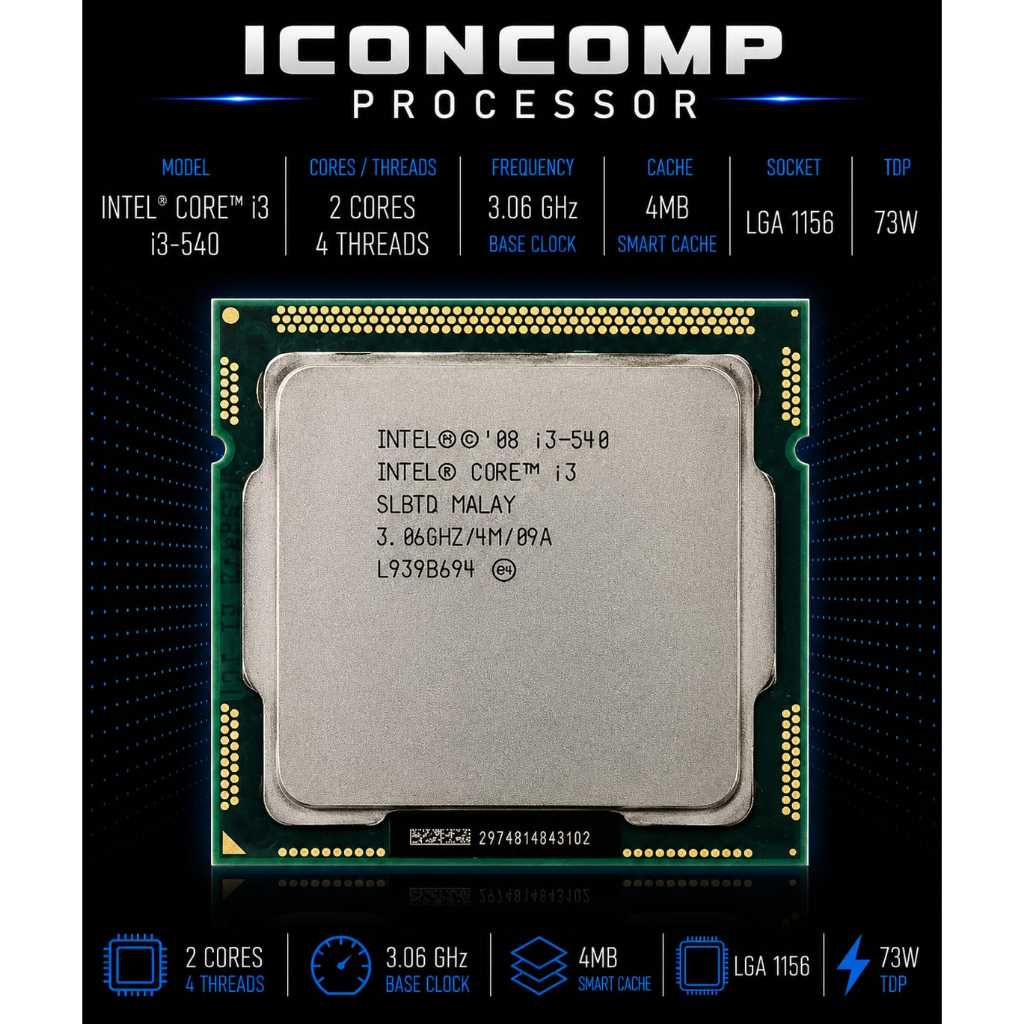 INTEL CORE I3 540 PROCESSOR