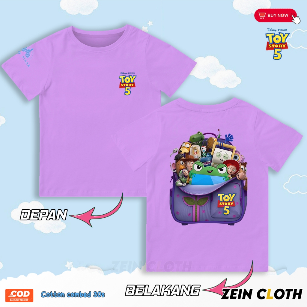 Disney Toy Story 5 เสื้อผ้าเด็ก / Toy Story 5 LilyPad เสื้อยืดเด็ก