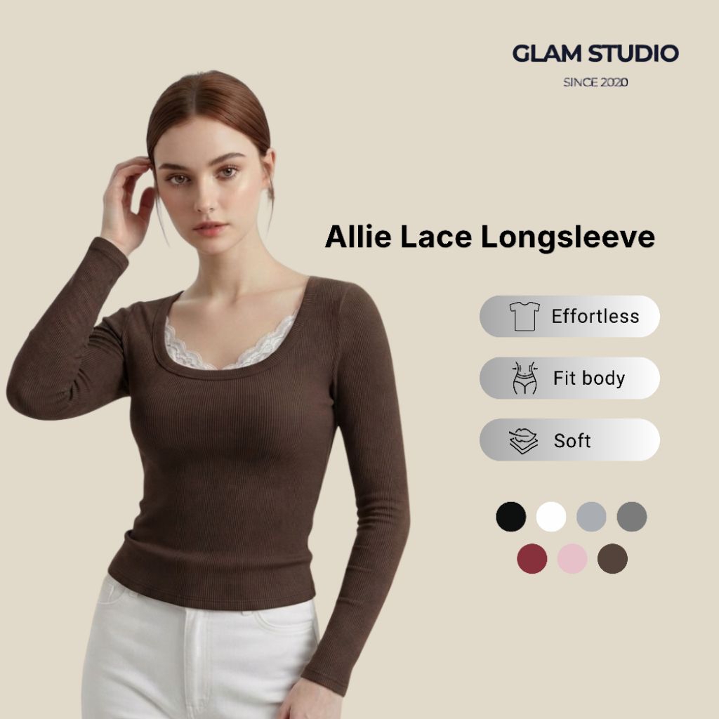 GlamStudio - Allie Lace LongSleeve LSR 004