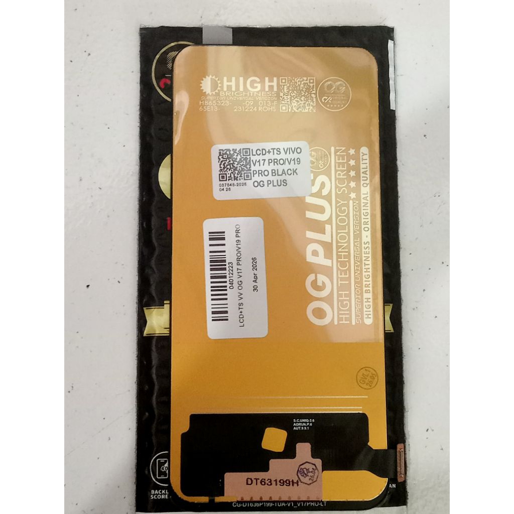 Lcd+ts vivo v17 pro/v19 pro og