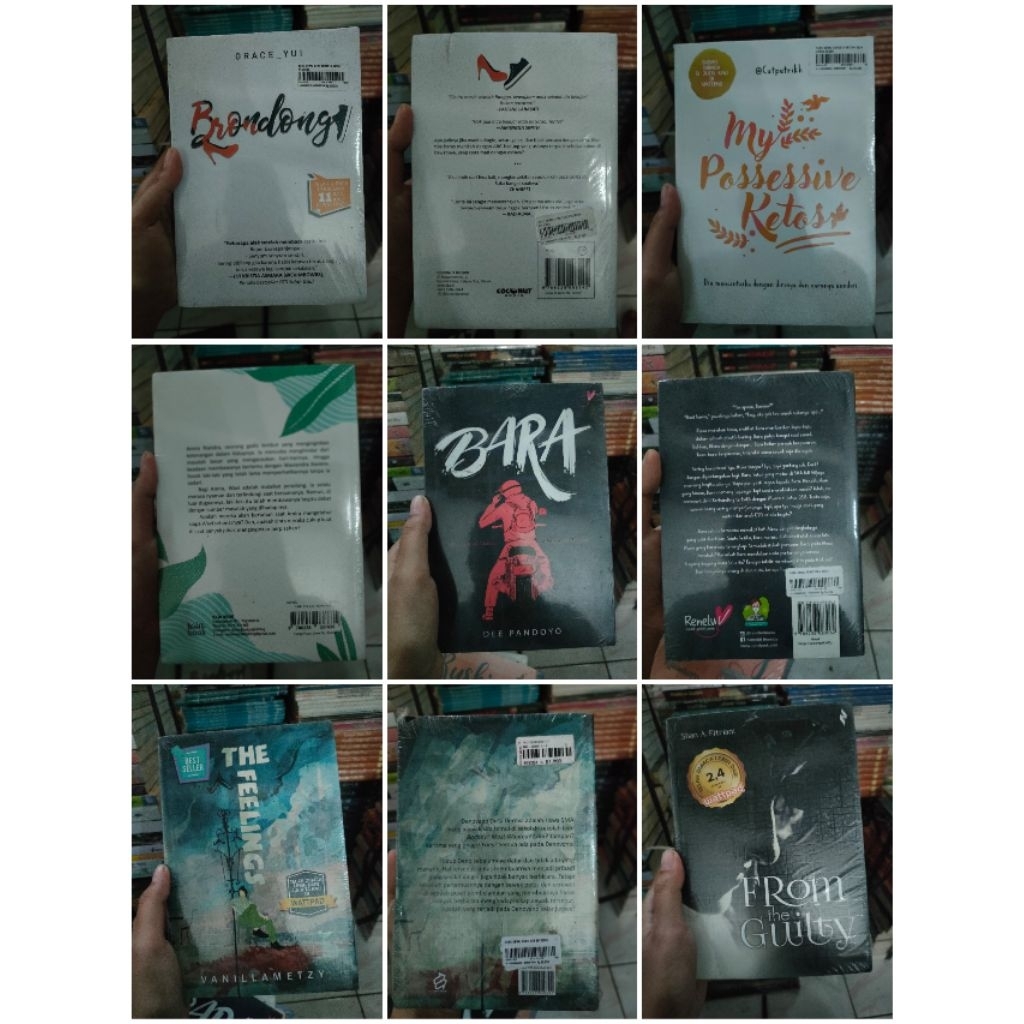 นวนิยายที่อ่านใน WATTPAD จากกูลิตี้ - THE FEELINGS - BARA - Brondong - Keto ที่น่าพอใจของฉัน