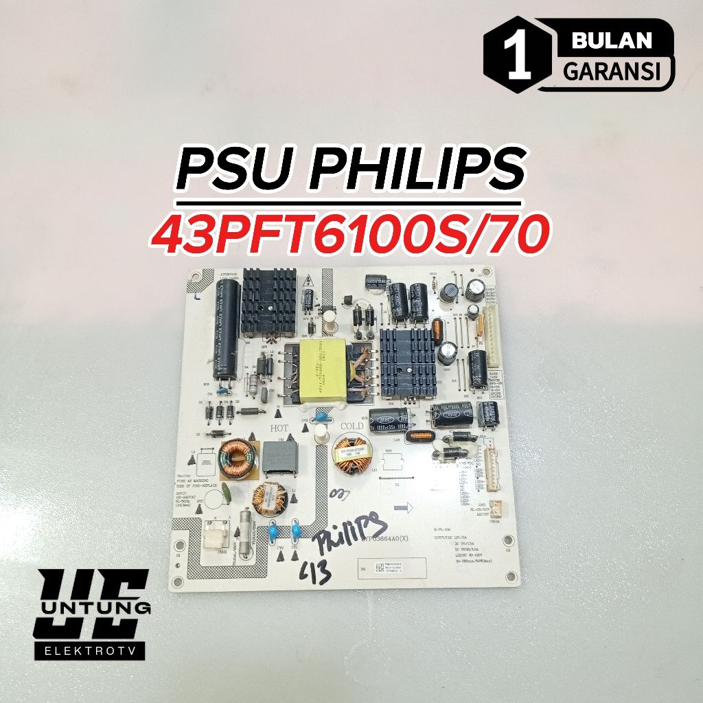 PHILIPS TV PSU 43PFT6100S/70 POWER-SUPPLAY-PHILIPS 43PFT6100S/70 TV REGULATOR