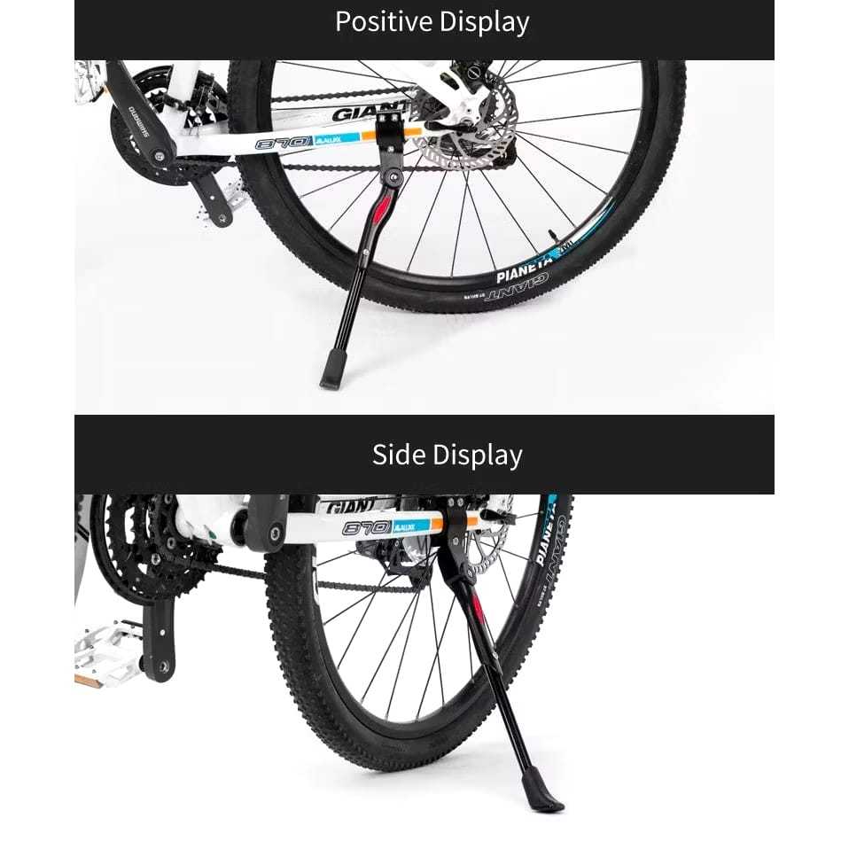 จักรยาน Kick Stand ปรับ Kick Side Kick MTB Roadbike Stand