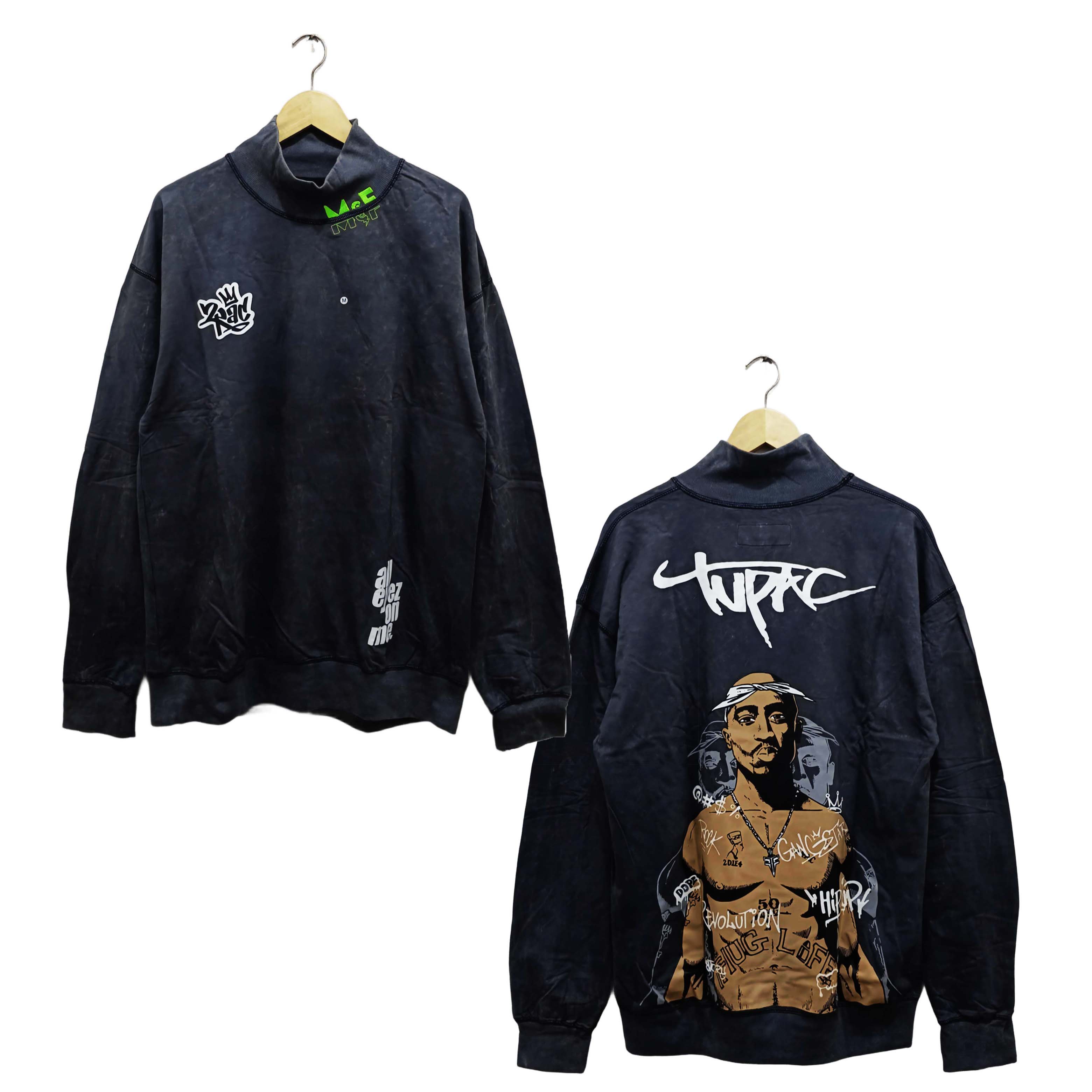 RAPPER / TUPAC / HIGHNECK SWETER