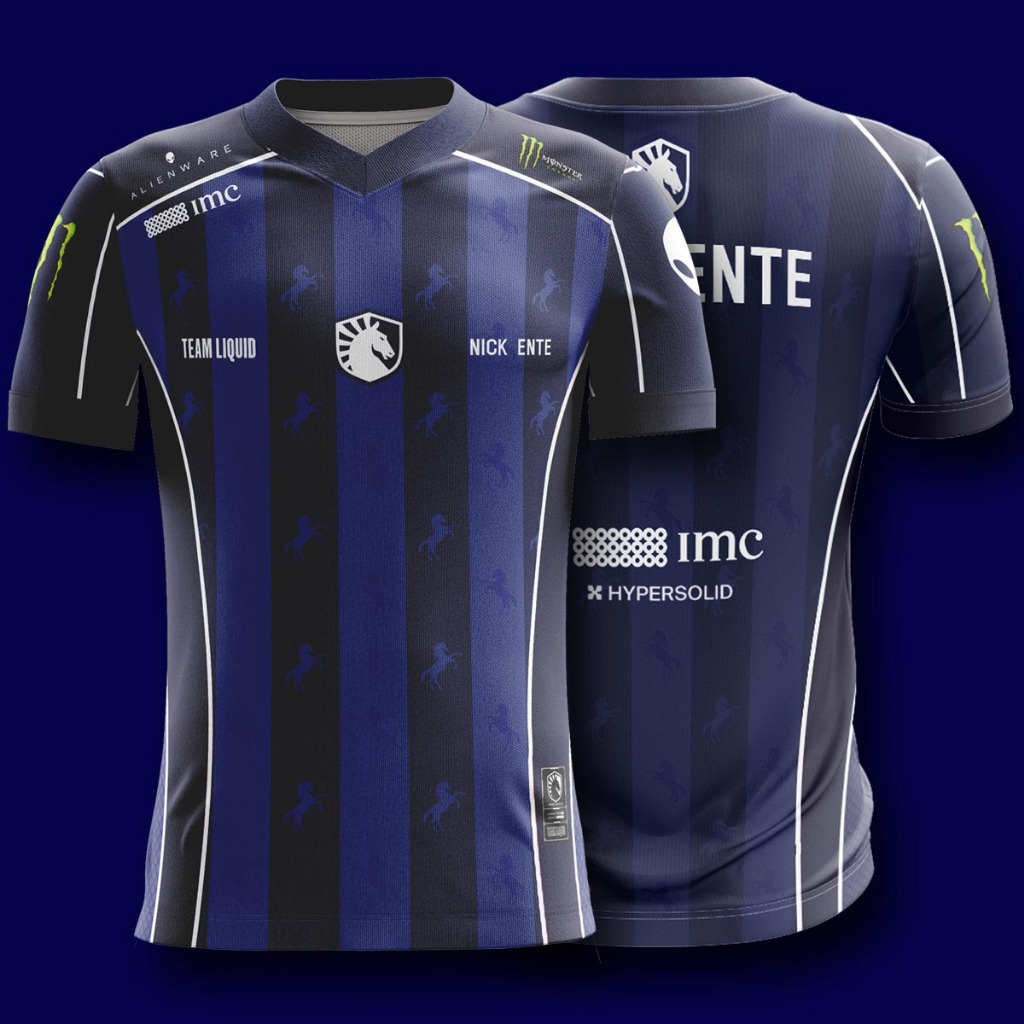 JERSEY เสื้อยืดทีม GAMING DOTA 2 CSGO ML AOV LIQUID 2026