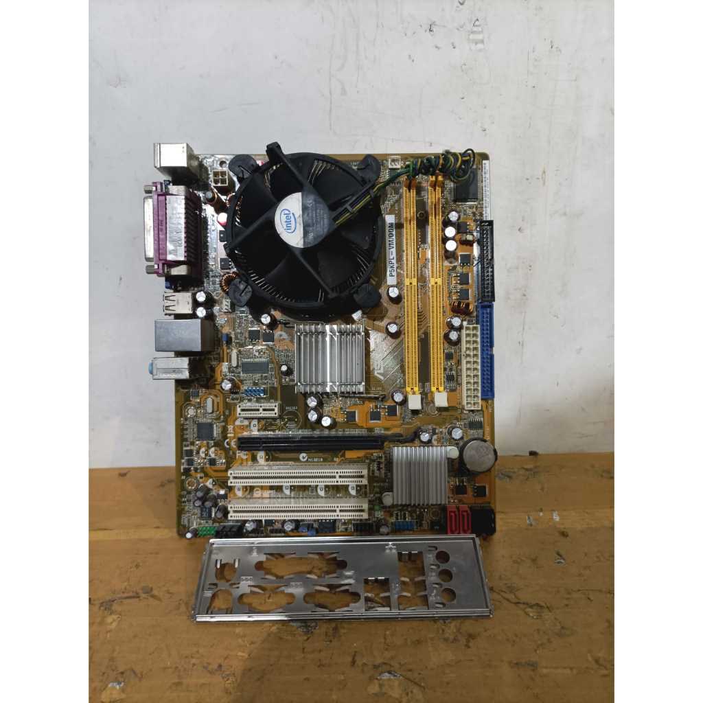 เมนบอร์ด asus p5kpl-vm/0dm แกน intel duo e5700 ddr2 lga 775