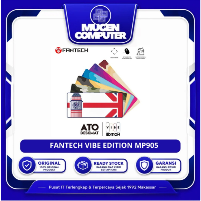 แผ่นรองเมาส์ Fantech VIBE Edition MP905 แผ่นรองเมาส์ Deskmat XL