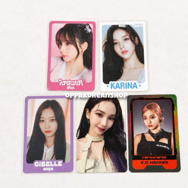 [READY] Photocard อย่างเป็นทางการ AESPA Karina Ningning Giselle