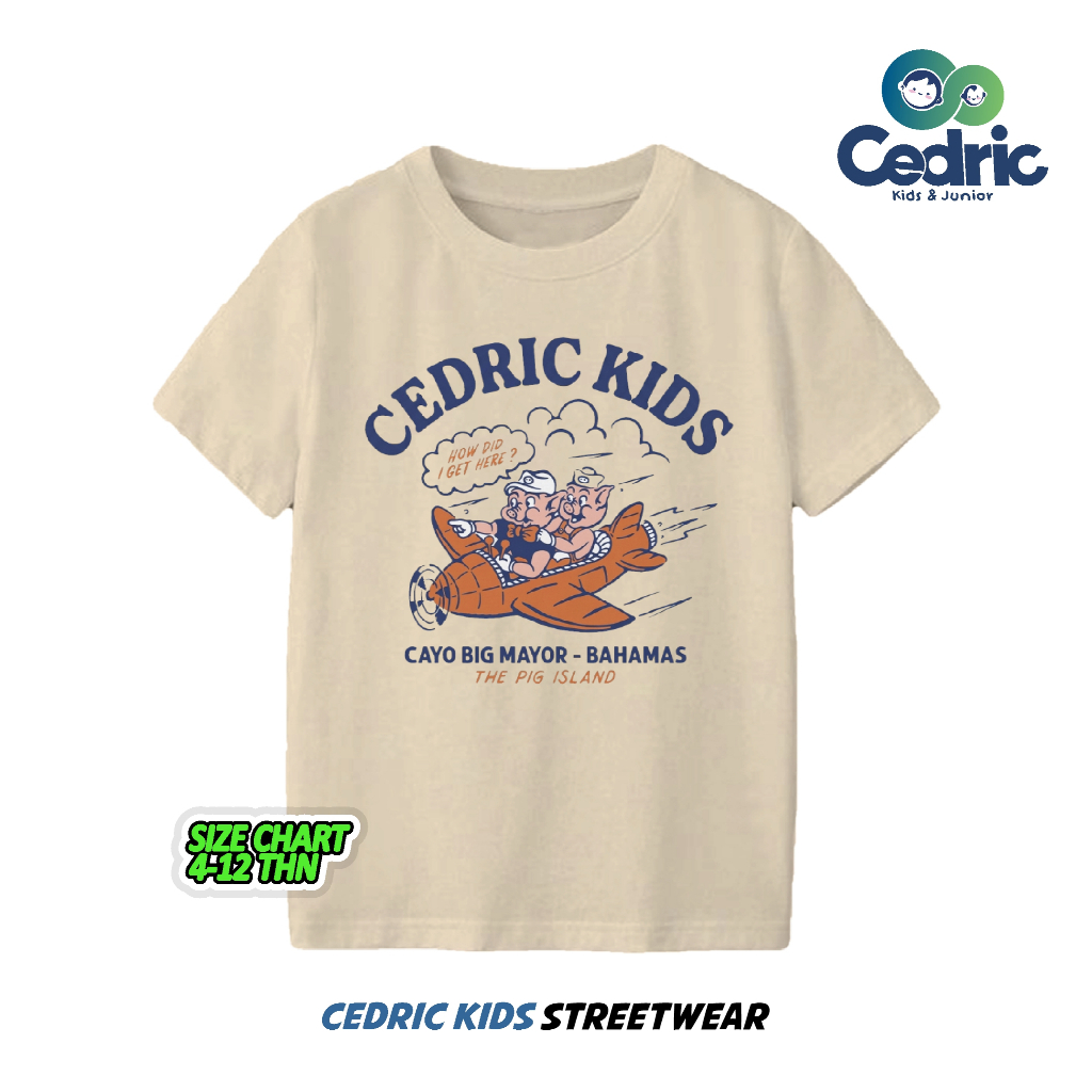เสื้อยืดแขนสั้น Cedric Kids - Bahamas Choco Milk