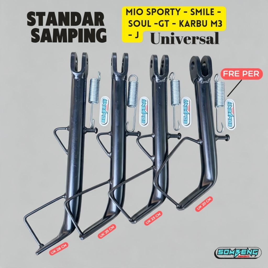 ขาตั้งด้านข้าง Mio Sporty Smile Soul Gt คาร์บูเรเตอร์ M3 J Universal รถจักรยานยนต์ความยาว 20 23 25 2