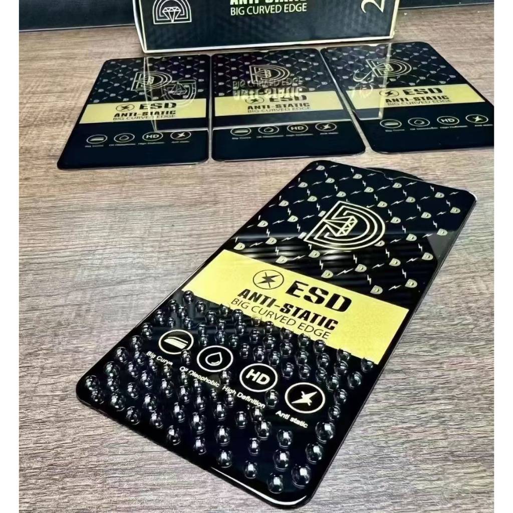 TEMPERED GLASS FULL ANTI STATIC DIAMOND REALME C61 C71 C75X GT MASTER NOE 3 3T K1 U1 GD