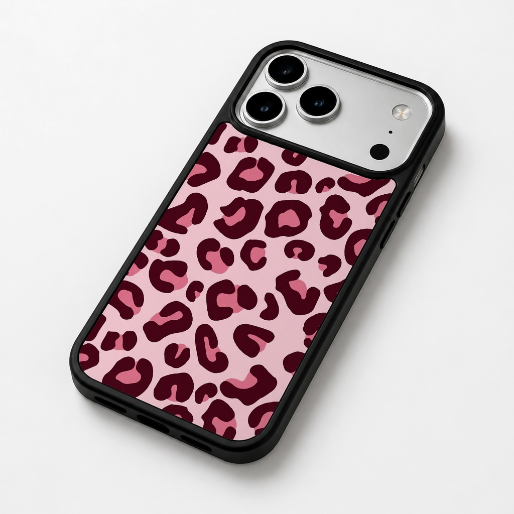 [PREMIUM] เคส HP Iphone 17 PRO MAX Leopard Leopard Leopard Pink