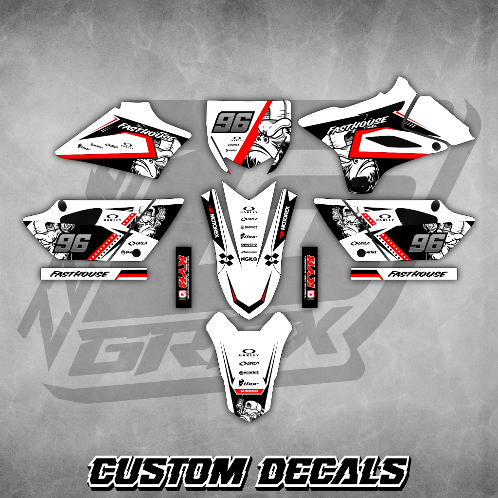 YZ85 สติ๊กเกอร์เก่า / DECAL YZ 85 ใหม่ BEBEK STANDARD DECAL STICKER YZ 85 DECAL STICKER YZ 85 ใหม่ 6