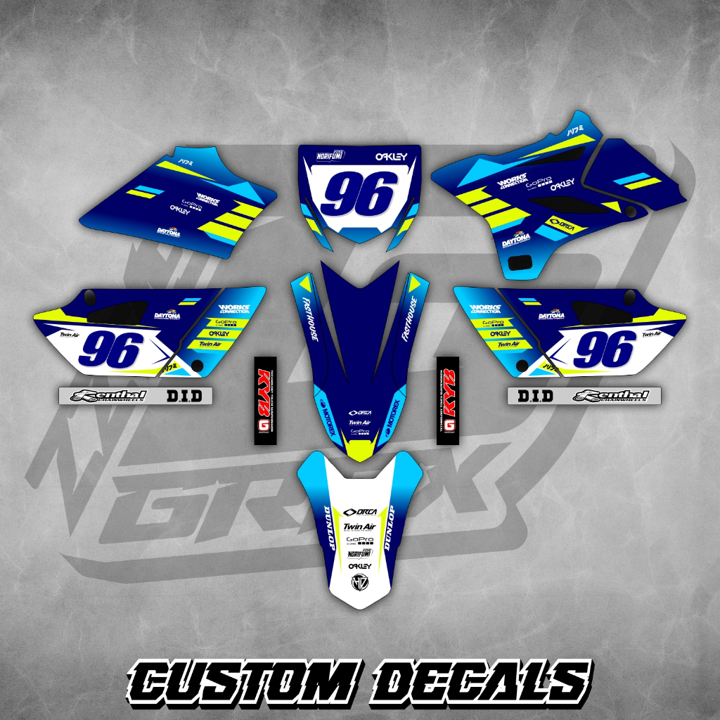 YZ85 สติ๊กเกอร์เก่า / DECAL YZ 85 ใหม่ BEBEK STANDARD DECAL STICKER YZ 85 DECAL STICKER YZ 85 ใหม่ 3