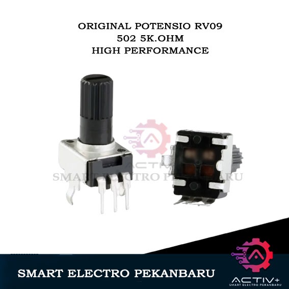 ต้นฉบับ 5K 502 POTENSIO RV09 VERTICAL KNOB LENGTH 12.5 มม.ตัวแปร resistor 5K.OHM potentiometer TRIMP