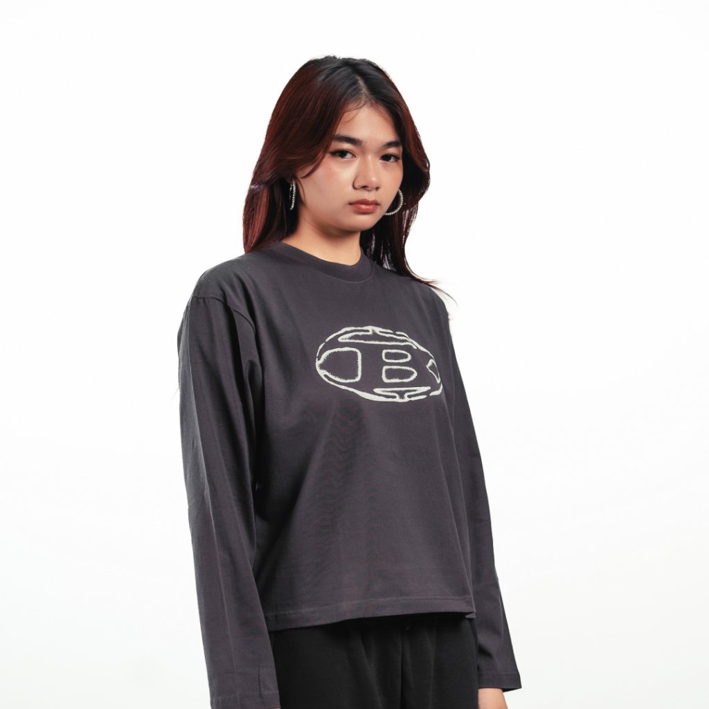 กองข้าวบาร์เลย์ Cairo Dgrey Longsleeves Boxy