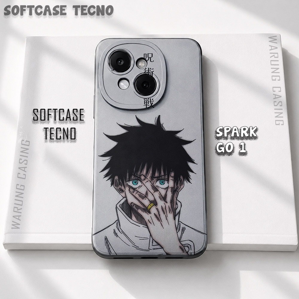 W44 Softcase TECNO SPARK GO 1 | จุดประกาย 40C | เคส Tecno Spark Go1 Cool Cute Aesthetic | อะนิเมะ