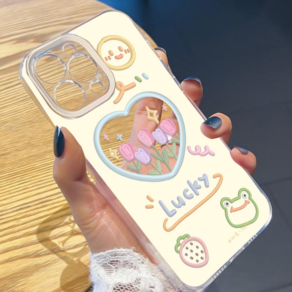 Clear Floral Motif HP Case for Itel City 200 100 Power 70 A100C A95 A90 RS4 A49 A80 P65 P55 5G P40 P