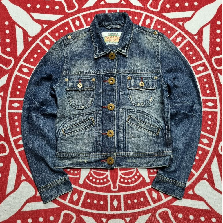 De base Denim Jacket ผู้หญิงไซส์