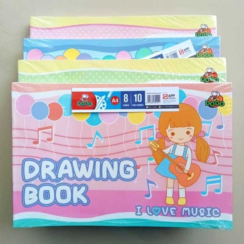 A4 DODO DRAWING BOOK / A4 SiDU DRAWING BOOK / หนังสือแบบวาด