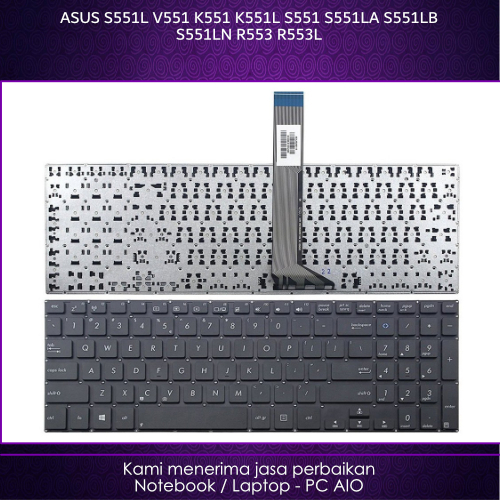 คีย์บอร์ด ASUS S551L V551 K551 K551L S551 S551LA S551LB S551LN R553 R553L