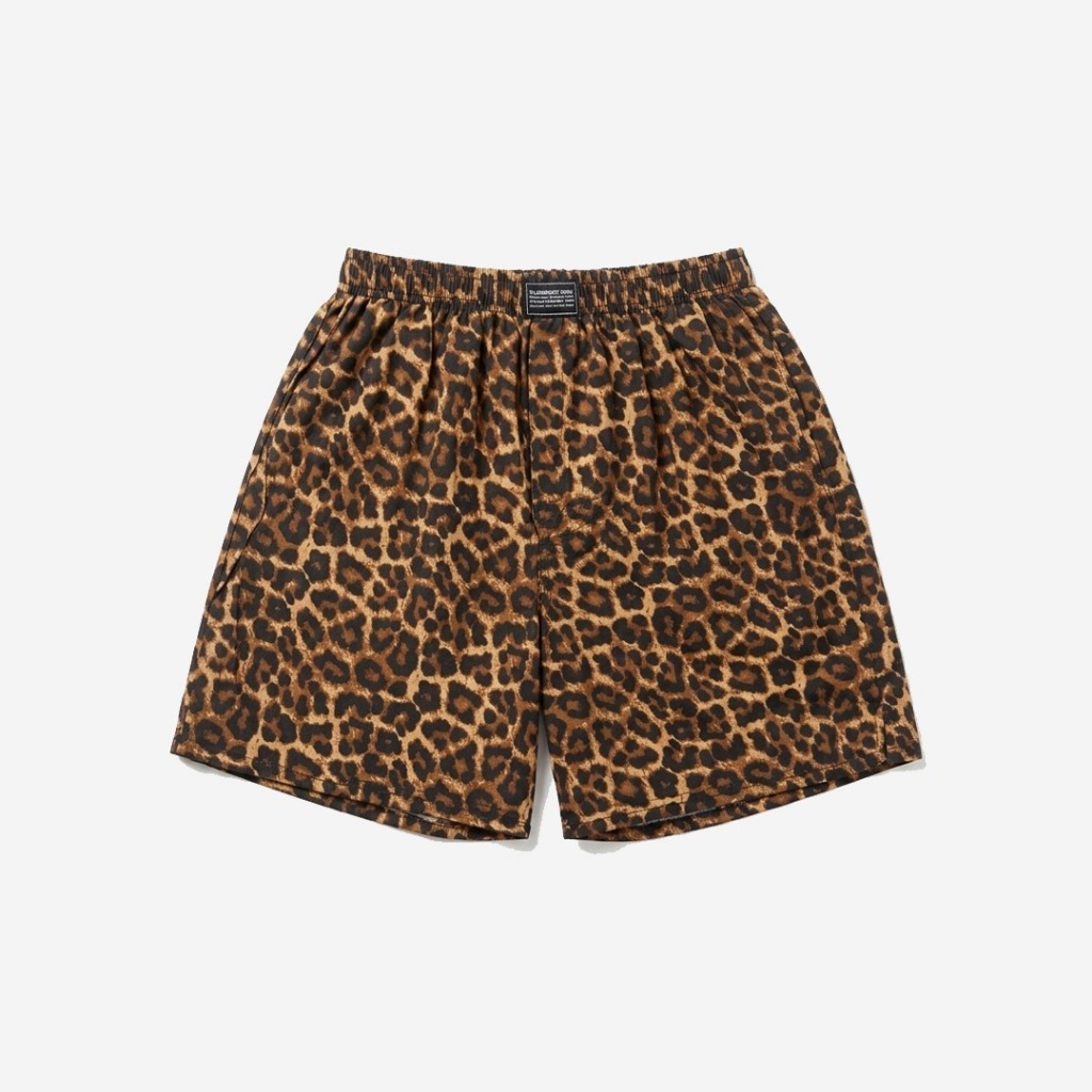 กางเกงบ็อกเซอร์ Puddinglane Leopard สําหรับผู้ชายและผู้หญิง Krita Short Pants