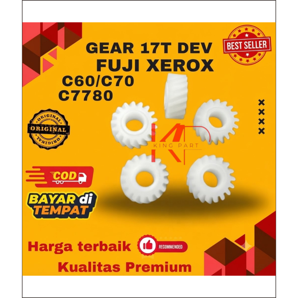 GEAR 17T DEVELOPING Fuji Xerox C60/C70 C7780